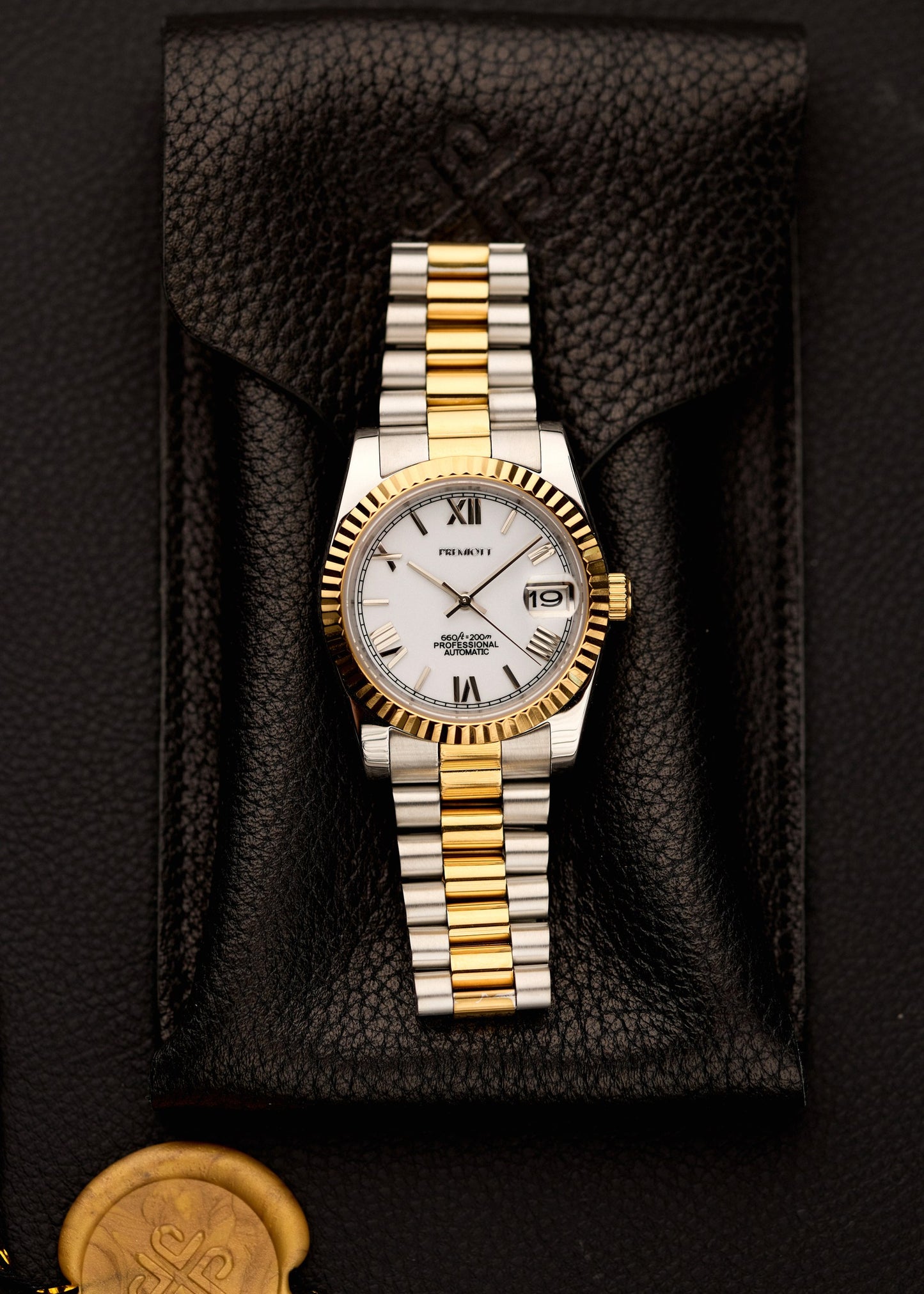 The "Just Date" 36mm - White Roman