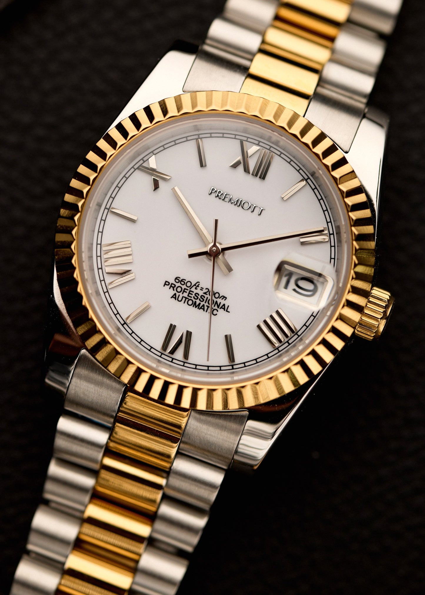 The "Just Date" 36mm - White Roman
