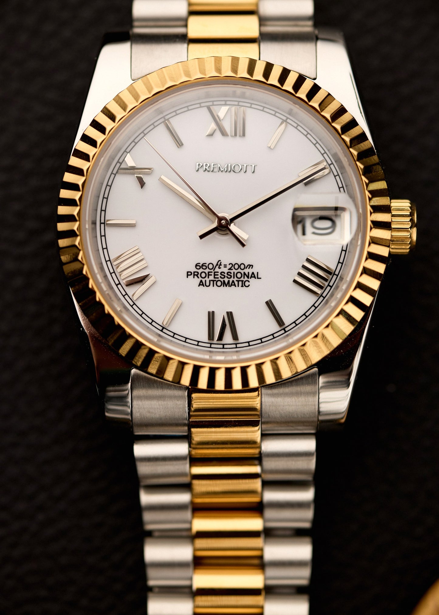 The "Just Date" 36mm - White Roman