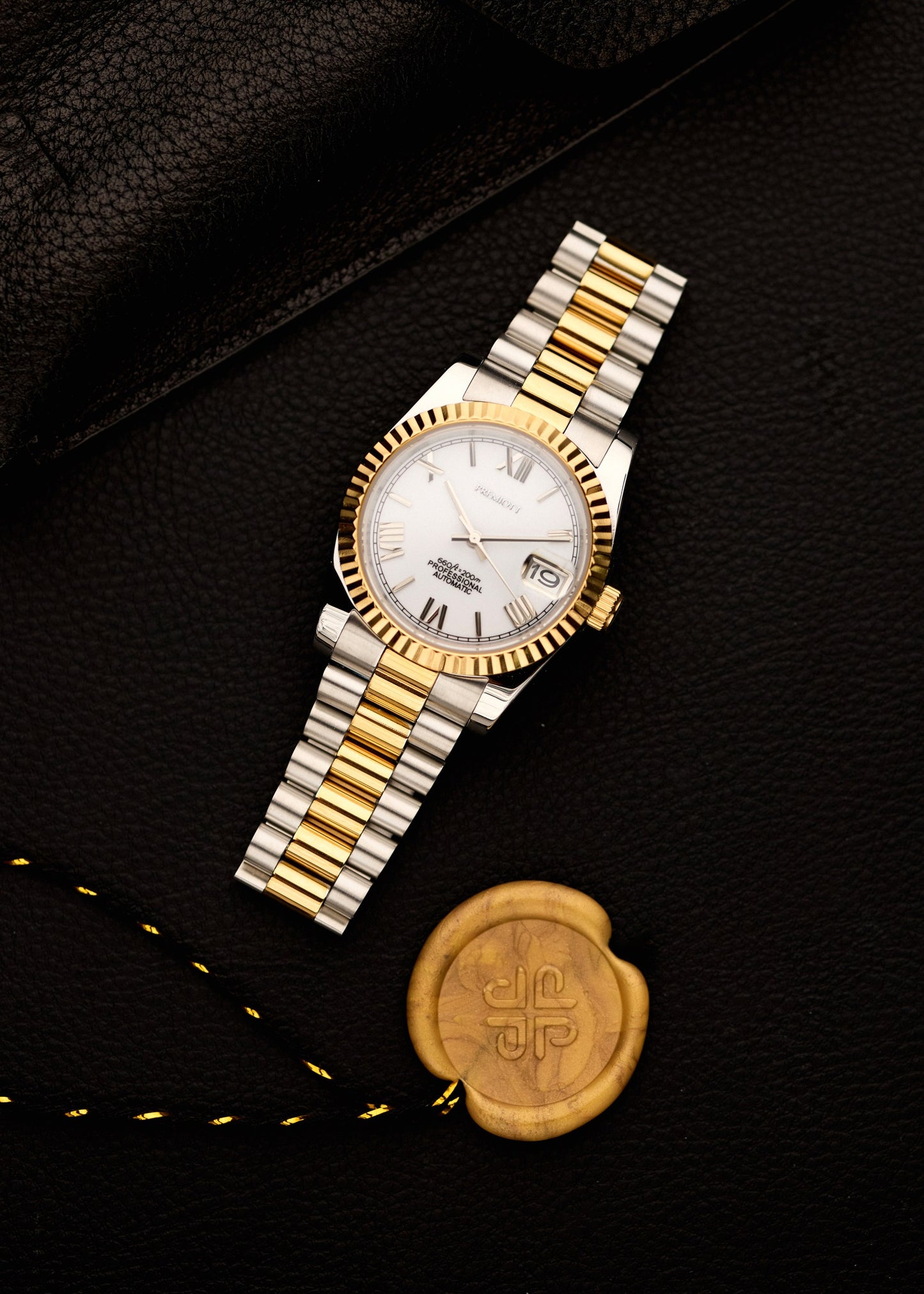 The "Just Date" 36mm - White Roman