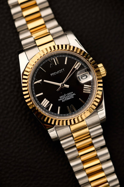 The "Just Date" 36mm - Black Roman