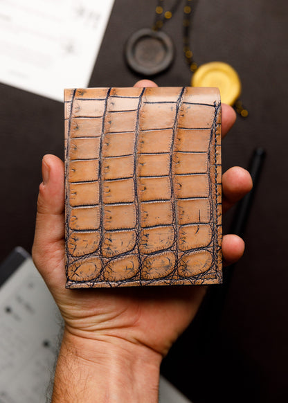 Bifold Wallet - Ebony Nile Crocodile