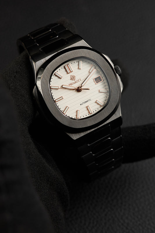 The "Heritage" - Black & Rose White