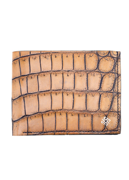 Bifold Wallet - Ebony Nile Crocodile