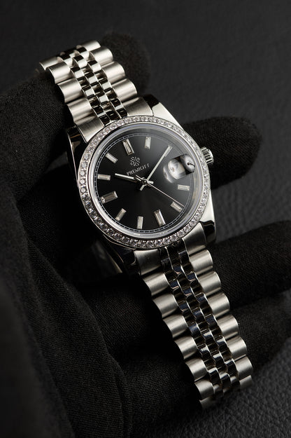 The "Lady Just" - Black Baguette Jubilee