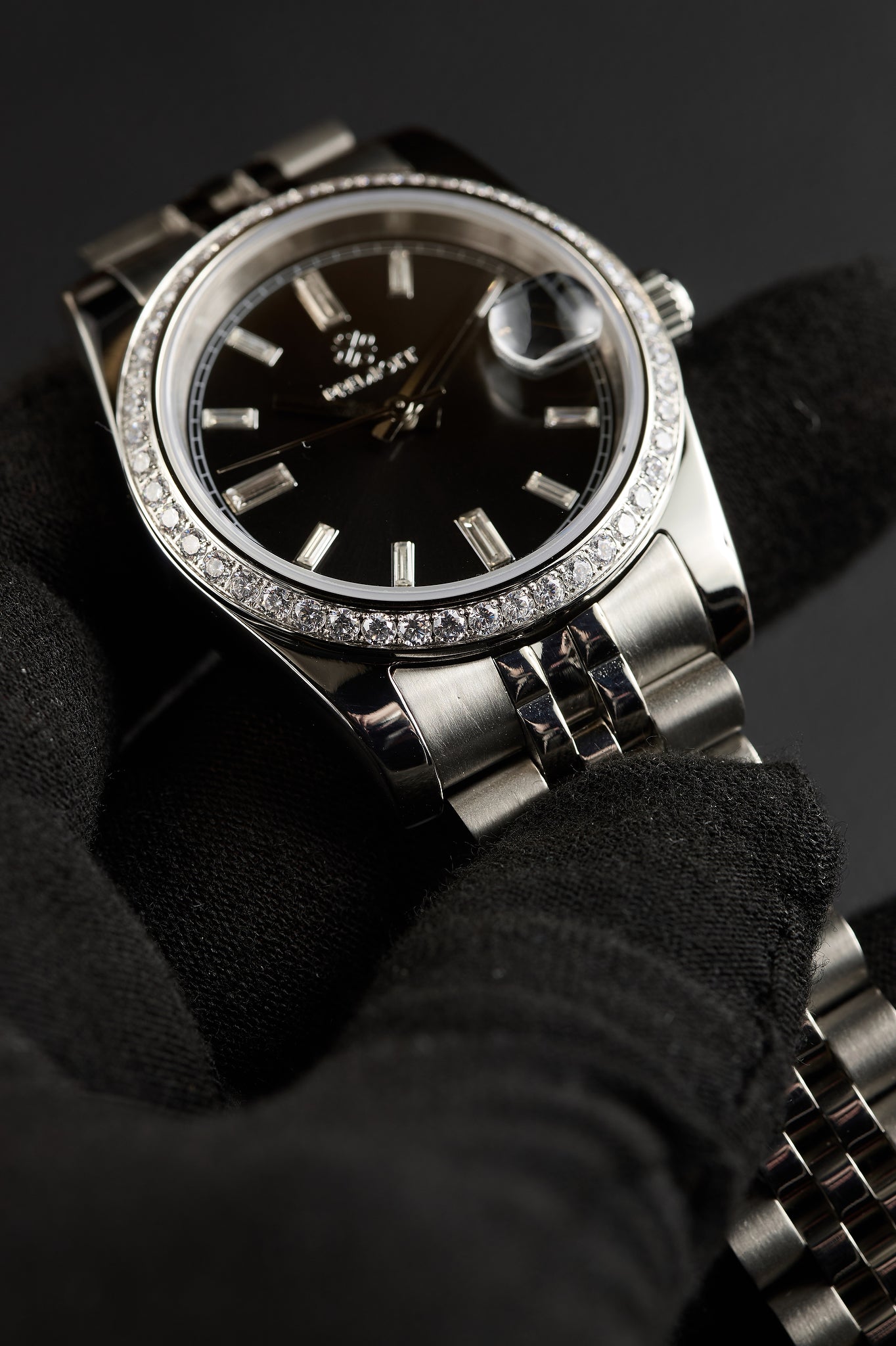 The "Lady Just" - Black Baguette Jubilee