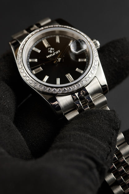 The "Lady Just" - Black Baguette Jubilee