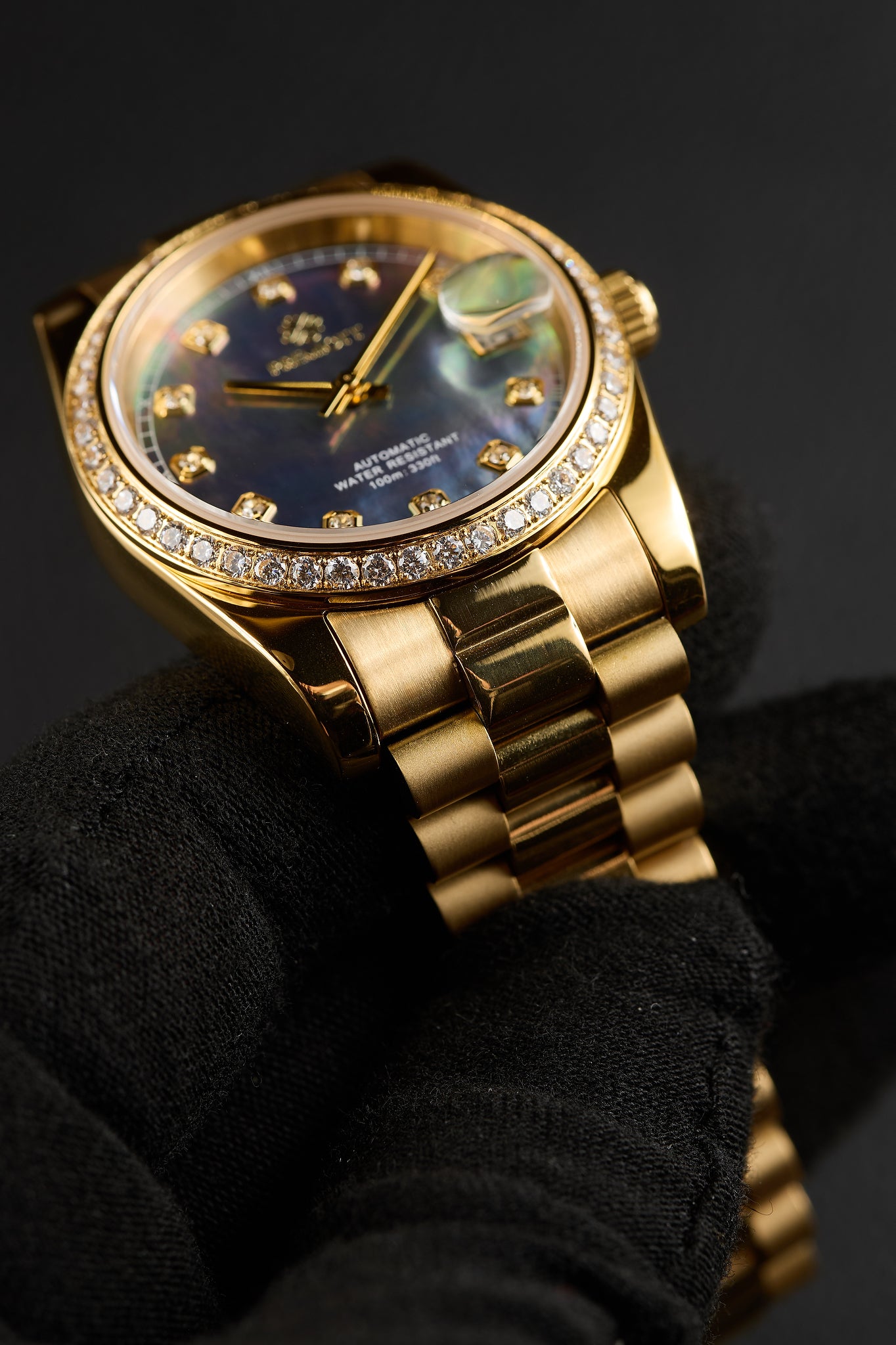 The "Lady Just" - Gold Pearl Multicolor