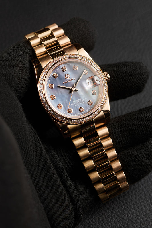 The "Lady Just" - Rose Pearl Multicolor