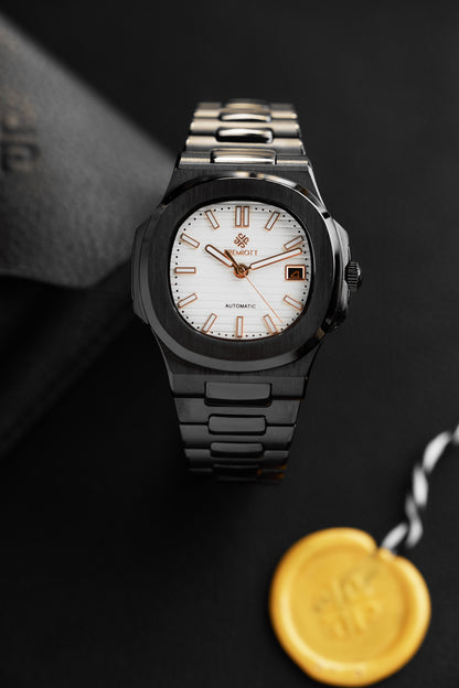 The "Heritage" - Black & Rose White